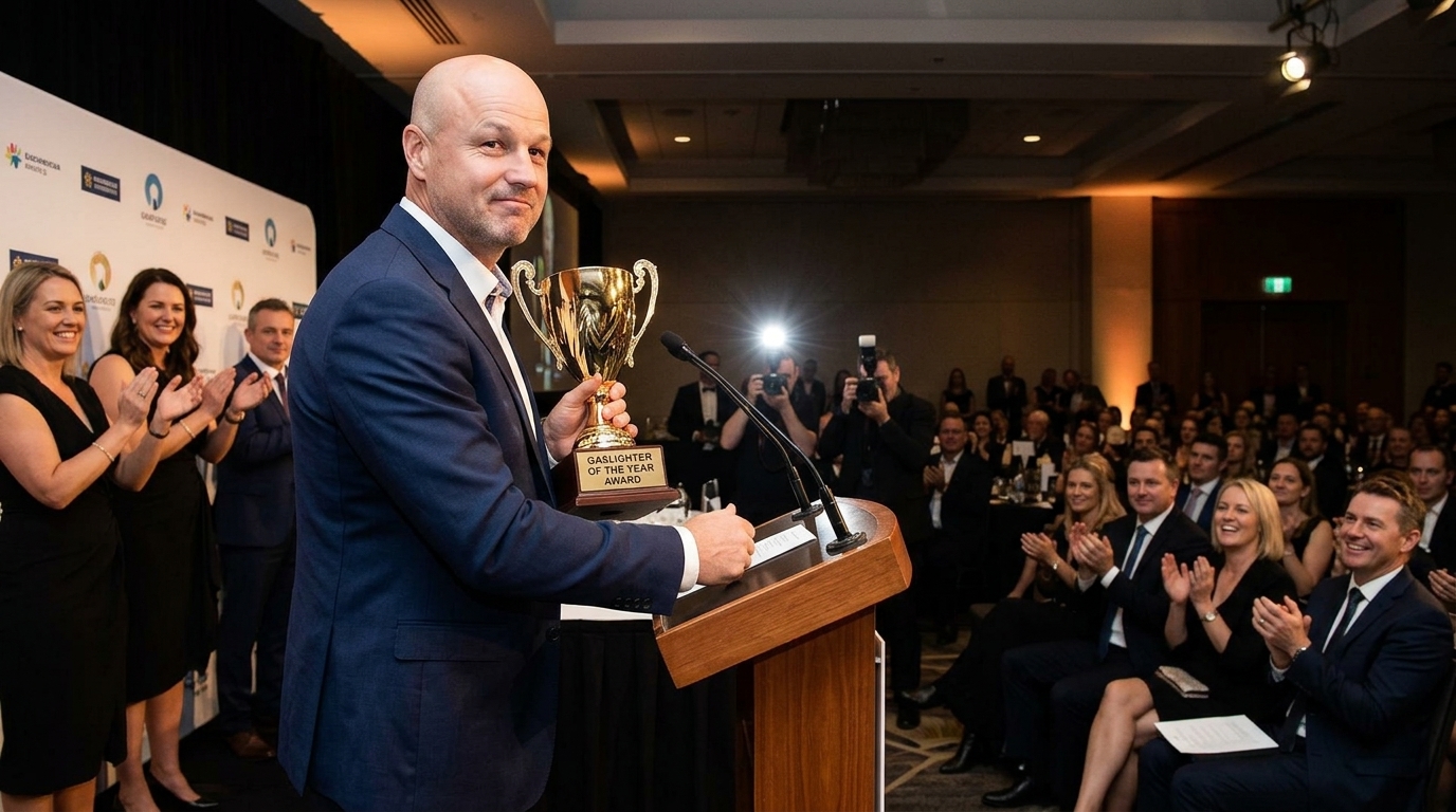 Matthew Nicks Awarded Gaslighter Of The Year Award 2026
